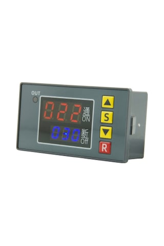 Geeroyoo T3231 Programlanabilir Zaman Kontrolü Röle Devresi - Sayısal Gecikme, Tek Yollu Normal Açık, Manuel/dış Tetikleme, Ac110v 220v/2200w