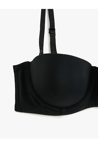 Koton Push Up Sütyen Dolgulu Balenli Basic Siyah 5wlk10004mk Siyah