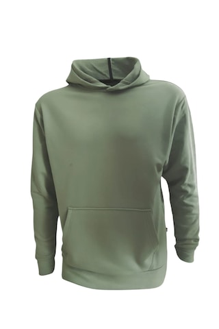 Coupon Kapüşonlu Sweatshirt - Su Yeşili Açık Yeşil