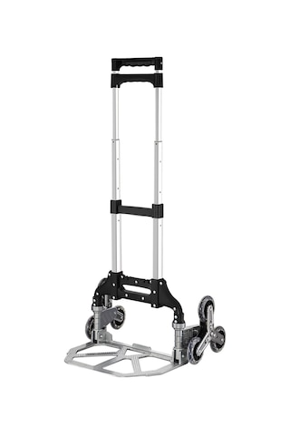 6 Tekerli 80kg Kapasiteli Merdiven Çıkabilen Katlanır Taşıma Arabası Koli Yük Paket Aracı -9069590986447