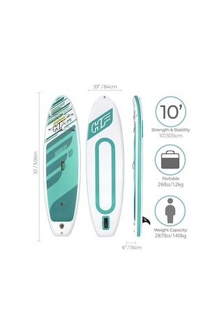 Bestway Hydro Force 65346 Şişme Paddle Board Ayakta Kürekli Sörf Set 305x84x15 Cm