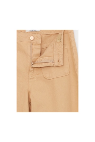 LC Waikiki Wideleg Kız Çocuk Pantolon Koyu Bej