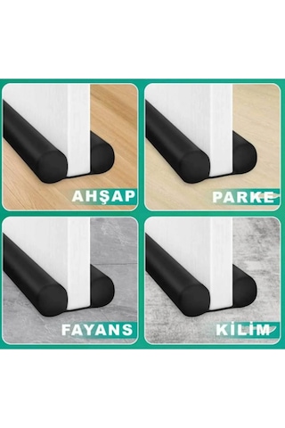 Kapı Altı Rüzgar Önleyici Isı Yalıtım Süngeri Rüzgarlık Stoper Koruması Toz Soğuk Sünger Çift Taraf