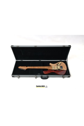 Elektro Gitar Custom Epoksi & Yıllanmış Ağaç Kişiye Özel Kırmızı