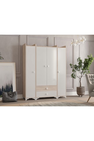 Patiko Swing Bdlp 050 4 Kapaklı Dolap Sonomo