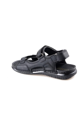 Papuçcity Carla Verde 171241 Orto Pedik Erkek Çocuk Sandalet Siyah