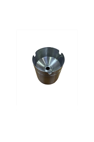 Kısmet Kokusuz Paslanmaz Çelik Metal Küllük 8cm