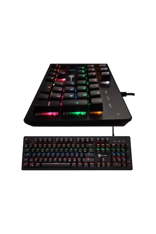G.alya Gaming Oyuncu Klavye Ve Mouse Set - Rgb Aydınlatma, Blue Switch, Dpı Ayarı, Hafif Ve Serin Ta Optik