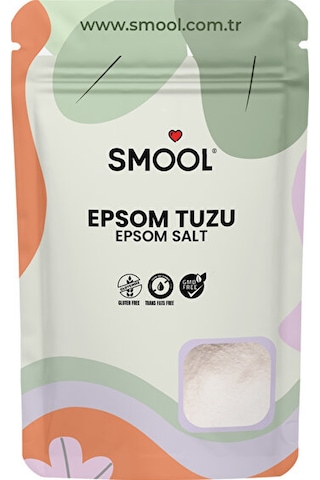 Smool Epsom Tuzu 1000 Gr Ingiliz Tuzu Katkısız, Banyo Tuzu Ayak Banyosu Peeling 1 Kg