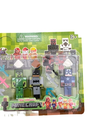 Minecraft Avengers Karakterler 6 Figürlü 7 Cm 21 Parça