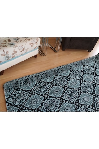 Başaran Osmanlı 6 Metrekare Serme Halı Örtüsü Su Yeşili