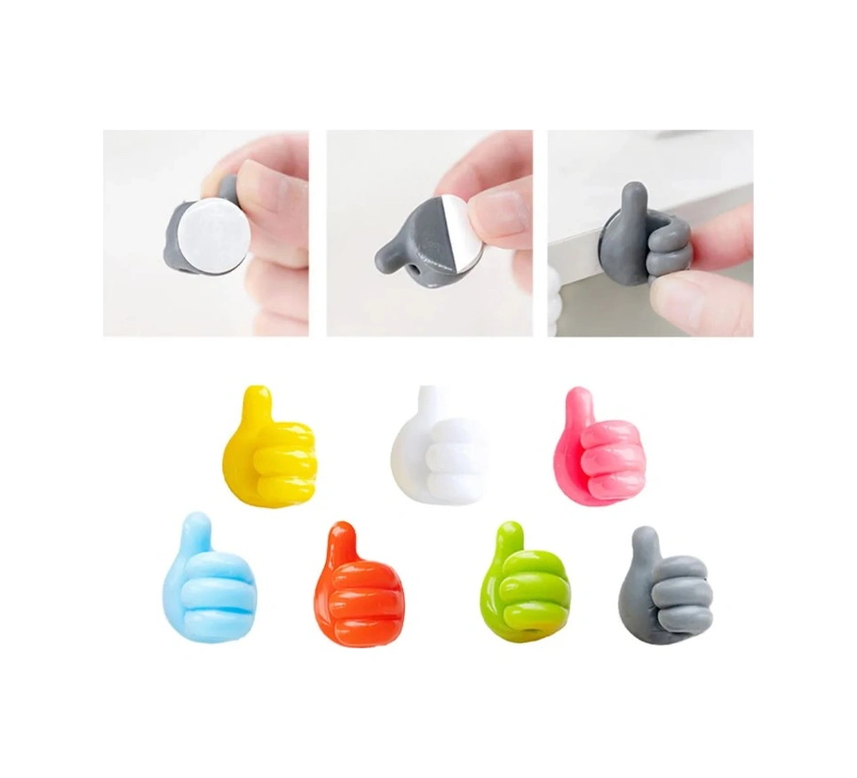 El Şeklinde Kauçuk Çok Amaçlı Kablo Tutacak 10 Adet 4741