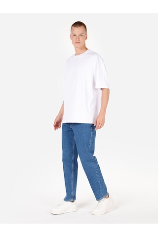 Colins 046 Marco Rahat Normal Kesim Normal Bel Düz Paça Mavi Erkek Pantolon Cl1070582 Cl1070582 Q1.v1 Dn43656 Denim