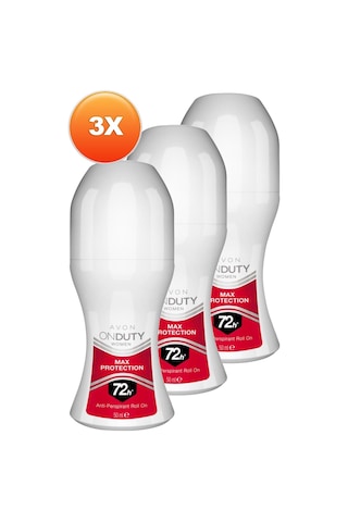 Avon Onduty Max Protection Kadın Roll-On Deodorant 3 x 50 ML