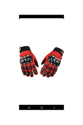 Motoexpressstore Sports Korumalı Ve Dokunmatikli Motosiklet Eldiveni Korumalı