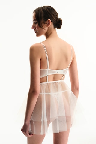 Penti Kırık Beyaz Removable Skirt Babydoll
