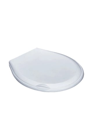 Beyaz Sert Klozet Kapak Büyük Çok Renkli