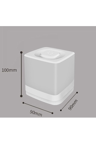Cbtx Usb İle Güçlendirilmiş Dokunmatik Gece Lambası Masaüstü Başucu Üç Renkli Kademesiz Karartma Lambası