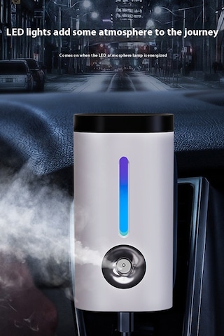 Araç Ve Ev Ultrasonik Hava Nemlendirme Cihazı Nano Sprey Araç İçi Buharlı Koku Difüzörü