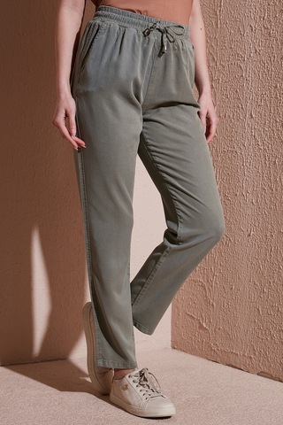 Fashion Friends Bayan Pantolon 25y0477k1 Haki Haki