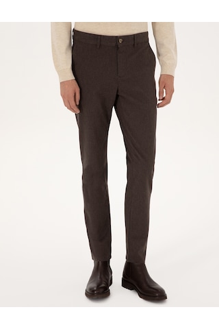 Pierre Cardin Erkek Koyu Kahverengi Pantolon Kanvas-chino 50317228-vr084 Koyu Kahverengi