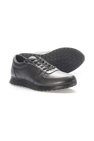 Fast Step Hakiki Deri Erkek Casual Ayakkabı 951ma556 Siyah