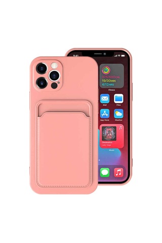 Apple Uyumlu iPhone 12 Pro Max Kılıf Zore Ofix Kapak Pembe