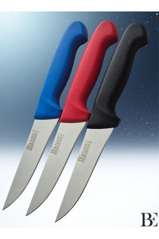 Beknife Bemiral Bıçak No.0 12 Cm 10151.12 Fibrox Kaymaz Saplı Kasap Bıçağı 30mm X 120mm X 2.5mm Siyah
