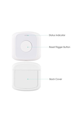 Dancemonkey Zigbee Mini Kablosuz Nem Ve Sıcaklık Sensörü - Akıllı Ev İçin Nem/ısı Ölçer