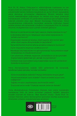 Hayatı Anlamak Serisi 3 - Yeme Bozukluğunun Üstesinden Gelmek: Kendi Kendine Yardım Kitabı