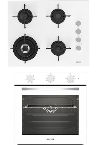 Altus ALA 321 W - 189 DW Beyaz Ankastre Set
