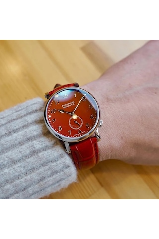 Odaka Chili Pepper Red Kol Saati Gümüş