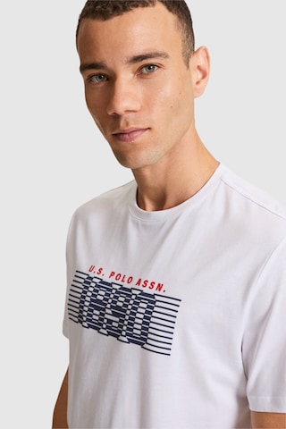 U.S. Polo Assn. U.s. Polo Assn. Erkek T-shirt Pu-9672 Beyaz