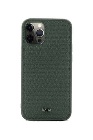 Kajsa Apple Uyumlu iPhone 12 Pro Max Kılıf Kajsa Splendid Serisi 3D Leaf Kapak ZORE-219004