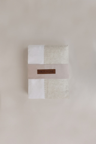Pure Ekru Krem El İşi Nevresim Takımı 200x220 4701 Krem - Bej