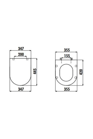Creavit Amasra Ultima Droplast Soft Klozet Kapağı Beyaz Kc0103.03