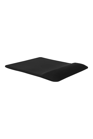 Newdaki Siyah Dikdörtgen Bilgisiyar Notebook Bileklik Destekli Ergonomik Optik Mousepad 19x23 cm