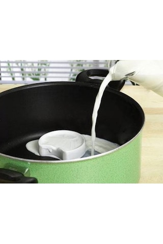 Büro Ev Ofis Mutfağı İçin Süt Kaynatma Seviye Taşırmaz Aparat Gri