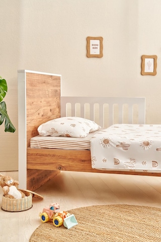 Soley Boho Çocuk Nevresim Takımı 160x220 Cm Bej