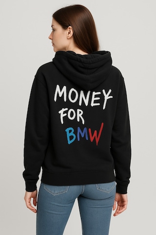 Hmo Store Unisex Bmw Logolu Spor Şık Hoodie Rahat Ve Tarz Siyah