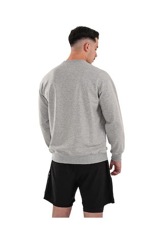Musclecloth Basic Sweatshirt Gri Melanj Gri