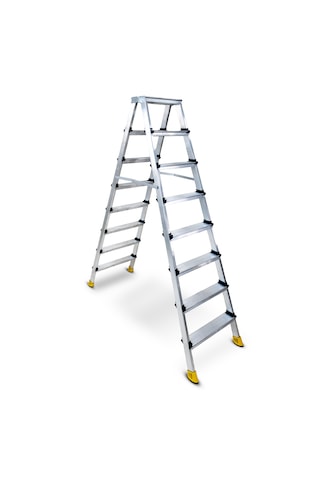 Beykon 8+8 Gold Çift Çıkışlı Alüminyum Merdiven