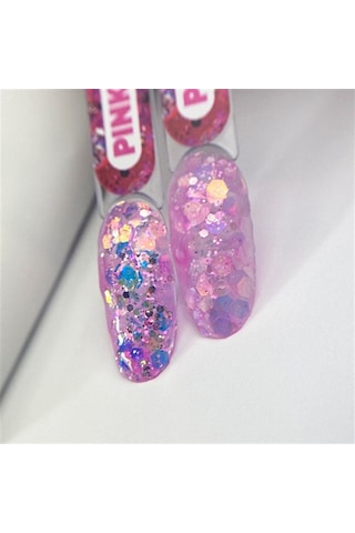 Nail Art Tasarım Jel Gel Korean Pink 5 Gr Pembe Nail Art Jeli
