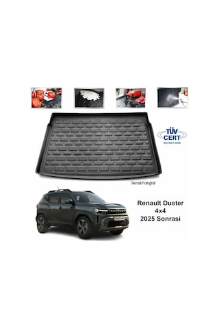 Renault Duster 4x4 Bagaj Havuzu Paspası 2025 Sonrası