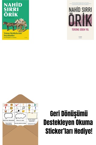 Vatan Beldelerine Seyahatler + Tersine Giden Yol + Okuma Sticker'ları