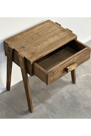 Ahşap Komodin Çekmeceli Raf Dolap 5308