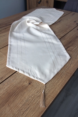 Colber Düz Keten Tek Runner 35 X 140