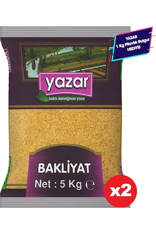 Yazar Pilavlık Bulgur 2 x 5 KG + Yazar Pilavlık Burgur 1 KG