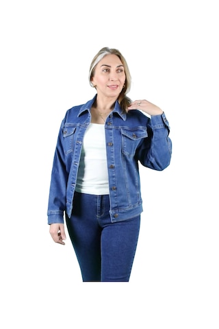 Kadın Şardonlu Kot Ceket 001