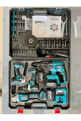 Kimmeer Plus 4'lü Set Şarjlı Delici Kırıcı Hilti 2-26 125 MM